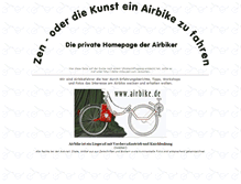 Tablet Screenshot of airbike.de